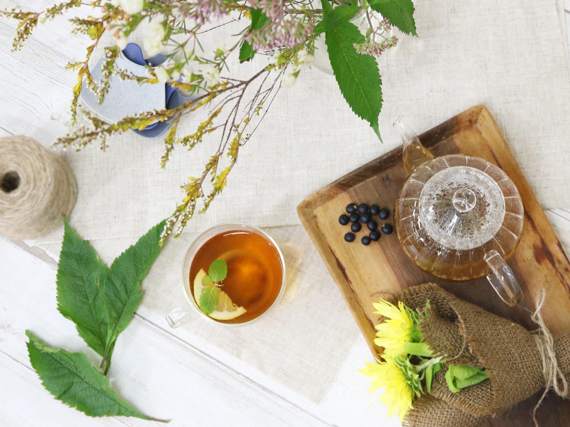 黒豆とレモングラス 10包 和のハーブティー お花茶